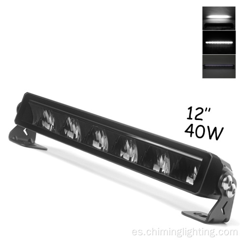 40W Single Fila 12 pulgadas 6 piezas LED LED Bar Camión Offroad Trabajo Barra de luz para Kenworth